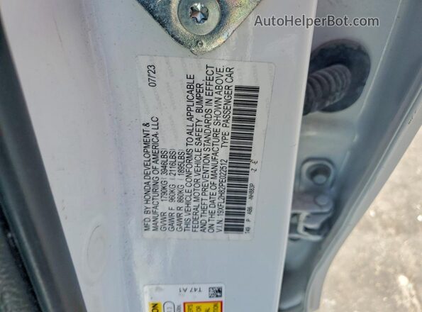 19XFL2H82PE022512 2023 HONDA CIVIC White 
