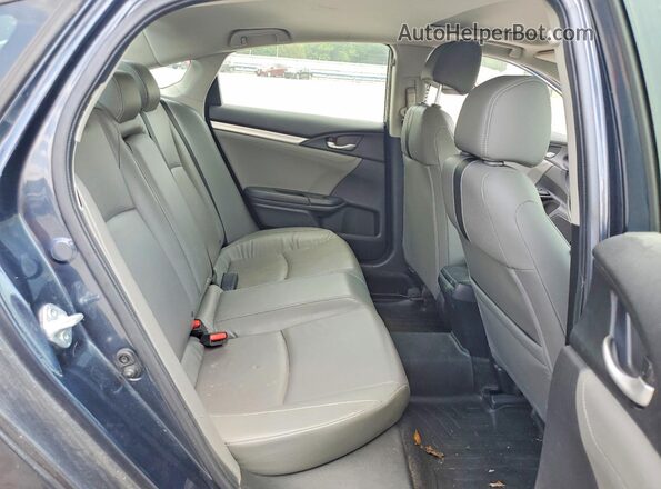 JHMFC1F85JX007960 2018 HONDA CIVIC Серый Вид задней части салона