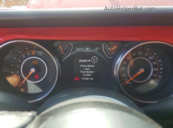 1C4HJXDG5KW528214 2019 JEEP WRANGLER Red 