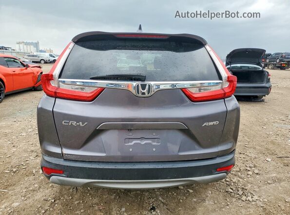 7FARW2H80JE088390 2018 HONDA CR-V Gray წინა სალონის ხედი
