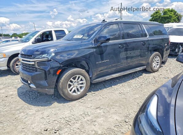 1GNSCCKD7MR208631 2021 CHEVROLET SUBURBAN Black Trasero izquierdo