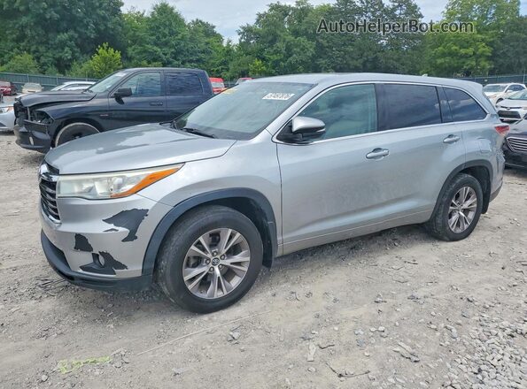5TDBKRFHXGS307722 2016 TOYOTA HIGHLANDER Silver 