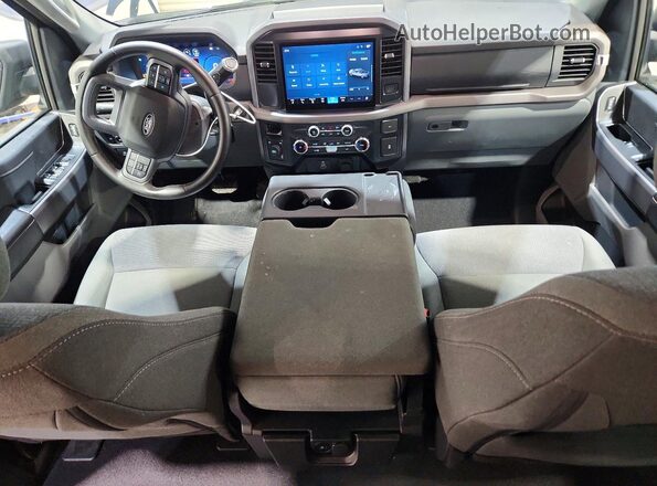 1FTEW3LP5SKE06698 2025 FORD F150 Black Widok deski rozdzielczej