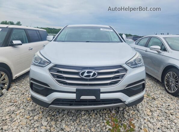 5XYZT3LB7HG473137 2017 HYUNDAI SANTA Silver Հետևի տեսք