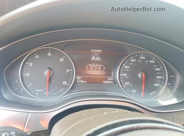 WAUD8AFC4HN013282 2017 AUDI A6 White Вид задніх сидінь