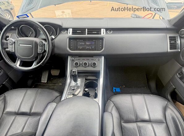 SALWG2PF5GA599924 2016 LAND ROVER RANGE ROVER Black უკანა სავარძლების ხედი