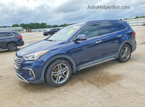 KM8SR4HF9HU243529 2017 HYUNDAI SANTA Blue 