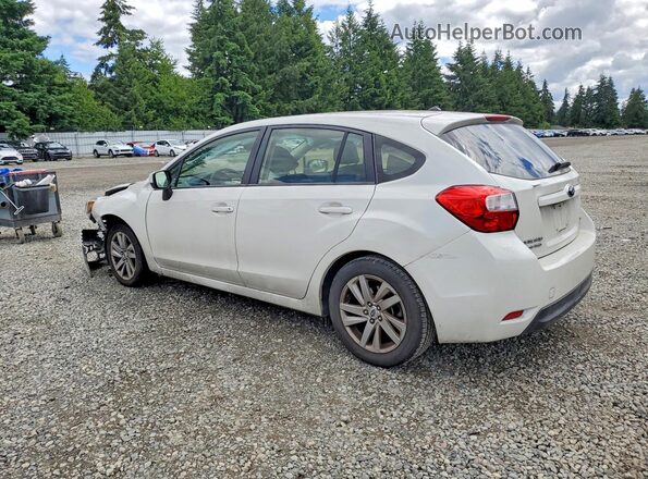 JF1GPAB62G8279289 2016 SUBARU IMPREZA Белый Задняя правая четверть