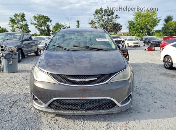 2C4RC1GG6JR106791 2018 CHRYSLER PACIFICA Серый Вид сзади