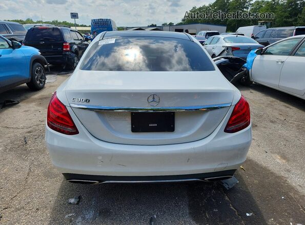 55SWF4JB8HU226539 2017 MERCEDES-BENZ C White Front interior view