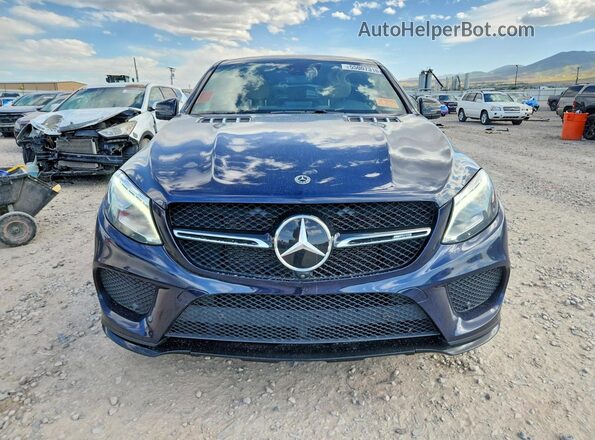 4JGED6EB0KA134832 2019 MERCEDES-BENZ GLE Blue Вид ззаду