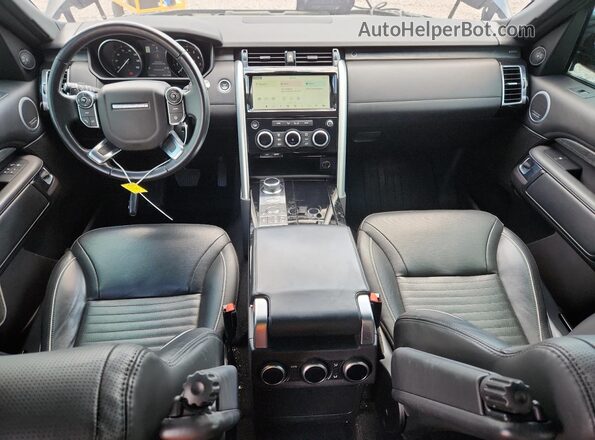 SALRHBBV9HA047319 2017 LAND ROVER DISCOVERY Black ხელსაწყოთა პანელის ხედი