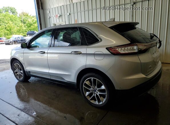 2FMPK4K91JBC22554 2018 FORD EDGE Silver Rear right