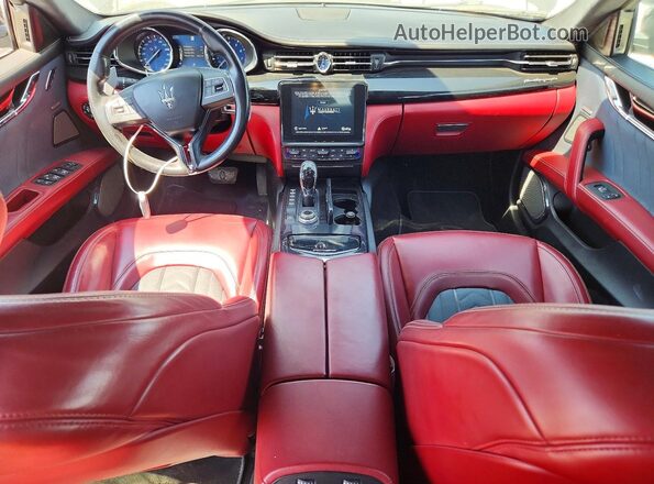 ZAM56YRL6J1260006 2018 MASERATI QUATTROPOR Black Widok zestawu wskaźników