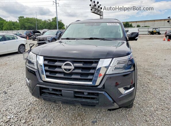 JN8AY2BD5M9660338 2021 NISSAN ARMADA Black Հետևի տեսք