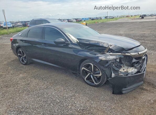 1HGCV1F34LA028454 2020 HONDA ACCORD Black 