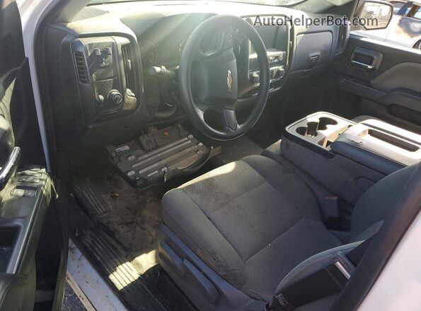 1GCNCNEC9HZ163038 2017 CHEVROLET SILVERADO White Widok zestawu wskaźników