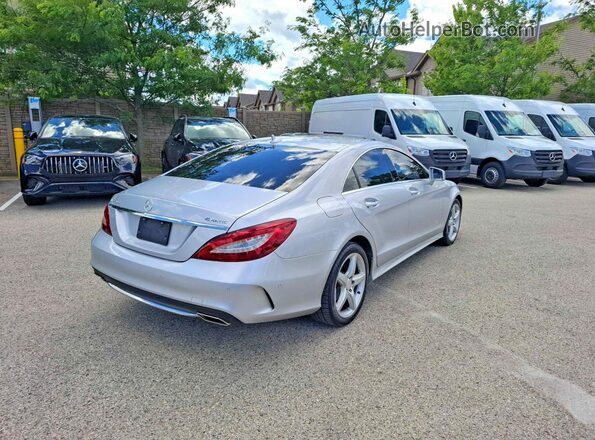WDDLJ6HB2GA166954 2016 MERCEDES-BENZ CLS-CLASS Silver Front view