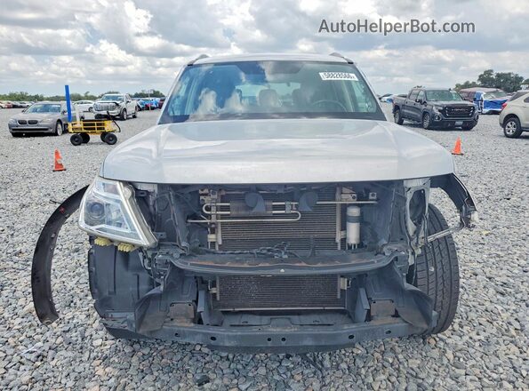 JN8AY2ND4LX016688 2020 NISSAN ARMADA Silver Вид ззаду