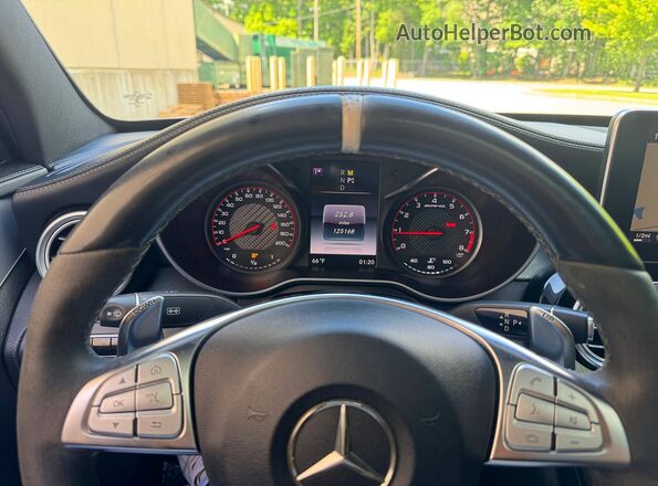 55SWF8HB4GU114722 2016 MERCEDES-BENZ C-CLASS Серебряный Вид щитка приборов