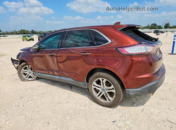 2FMPK3K97GBB93872 2016 FORD EDGE Красный Задняя правая четверть