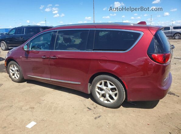 2C4RC1EG2JR103048 2018 CHRYSLER PACIFICA Maroon Trasero derecho