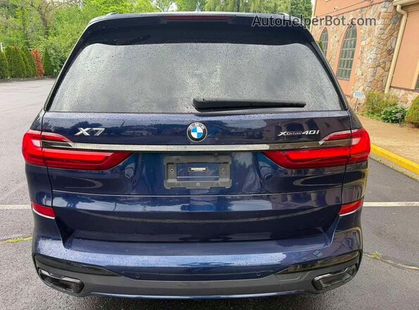 5UXCW2C04N9M02866 2022 BMW X7 Blue Սալոնի դիմացի տեսք