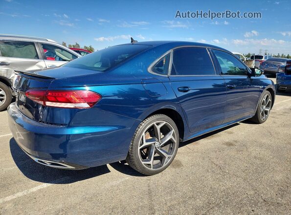 1VWMA7A3XLC016920 2020 VOLKSWAGEN PASSAT Blue Delantero derecho