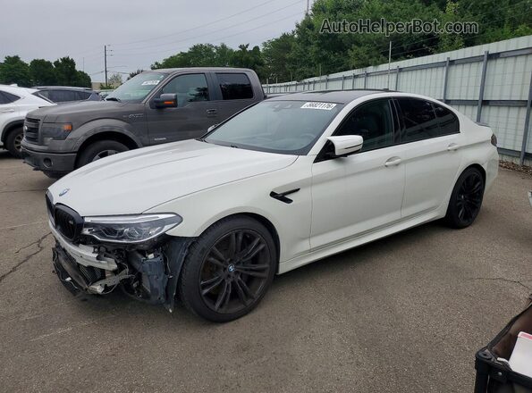 WBSJF0C5XKB284540 2019 BMW M5 White უკანა მარცხენა