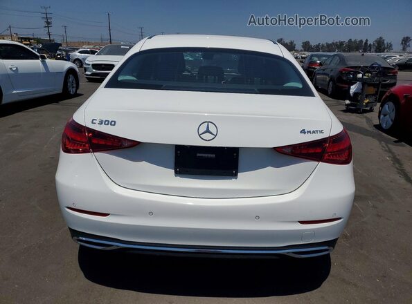 W1KAF4HBXSR258434 2025 MERCEDES-BENZ C White 