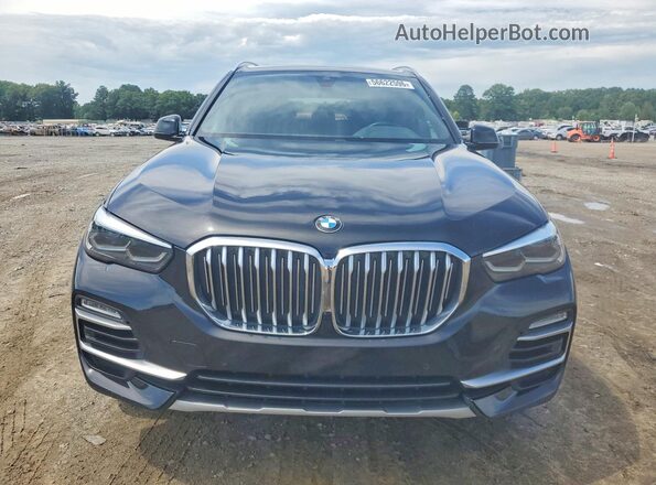 5UXCR4C05L9B01638 2020 BMW X5 Black Rear view