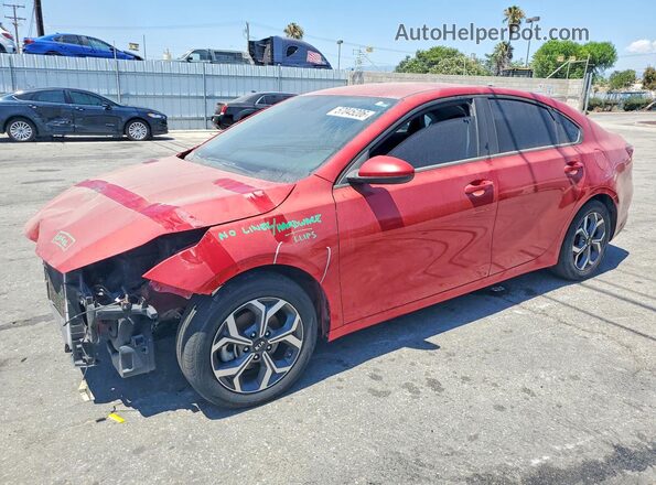 3KPF24AD1ME374823 2021 KIA FORTE Red 