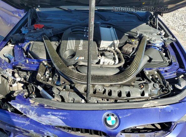WBS3S7C53KAC09474 2019 BMW M4 Синий Вид подкапотного пространства