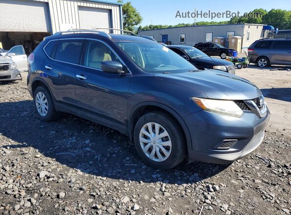 5N1AT2MV4GC899320 2016 NISSAN ROGUE Blue Դիմացի տեսք