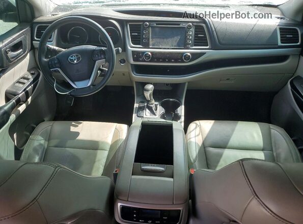 5TDKKRFH2GS500253 2016 TOYOTA HIGHLANDER Серебряный Вид щитка приборов