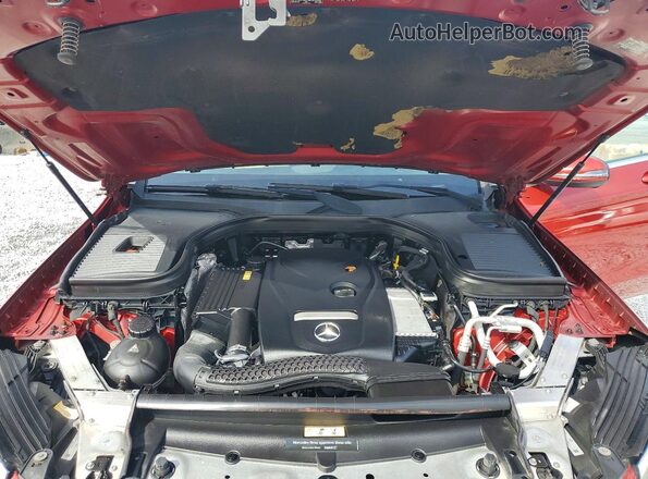 WDC0G4JB3GF109394 2016 MERCEDES-BENZ GLC-CLASS Red Вид наклейки з VIN-кодом