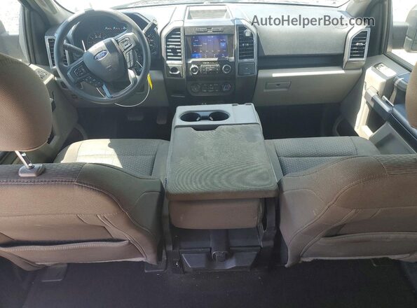 1FTEW1CP0LKF15365 2020 FORD F150 Gray Instrument cluster view