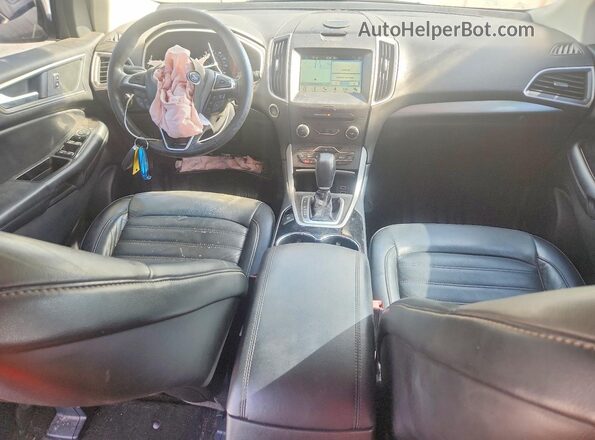 2FMPK3J81JBB28032 2018 FORD EDGE Silver ხელსაწყოთა პანელის ხედი
