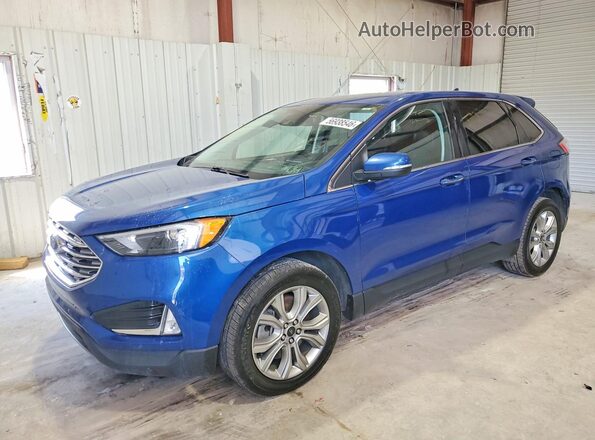 2FMPK4K93PBA44686 2023 FORD EDGE Blue 