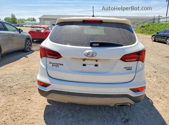 5NMZTDLB9JH083495 2018 HYUNDAI SANTA White 