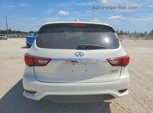 5N1DL0MM4HC554931 2017 INFINITI QX60 Белый Вид салона спереди