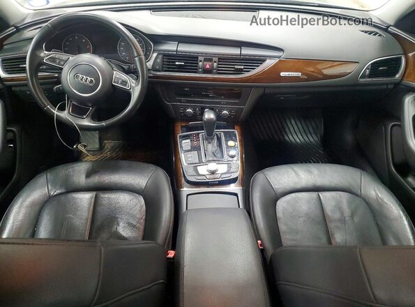 WAUFFAFCXGN065027 2016 AUDI A6 Black Вид щитка приладів