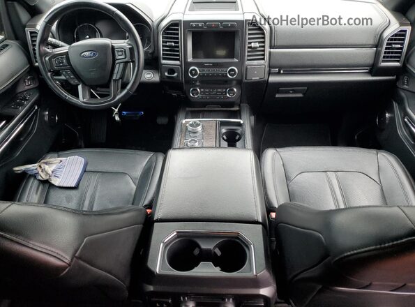 1FMJK2AT0JEA19148 2018 FORD EXPEDITION Black Widok zestawu wskaźników