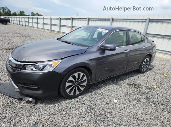 JHMCR6F33HC006651 2017 HONDA ACCORD Серый Задняя левая четверть