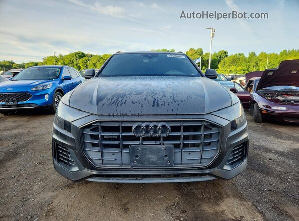 WA1AVAF19KD017493 2019 AUDI Q8 Black უკანა ხედი