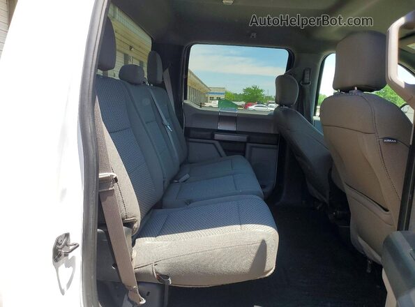 1FTEW1E57KKC07703 2019 FORD F150 White უკანა სალონის ხედი