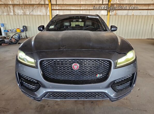 SADCL2FX8JA269643 2018 JAGUAR F-PACE Gray Rear view