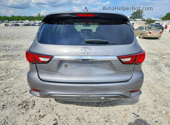 5N1DL0MN8KC509667 2019 INFINITI QX60 Gray Widok wnętrza z przodu