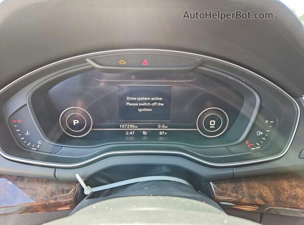 WA1BNAFY1J2034459 2018 AUDI Q5 Black Rear seats view