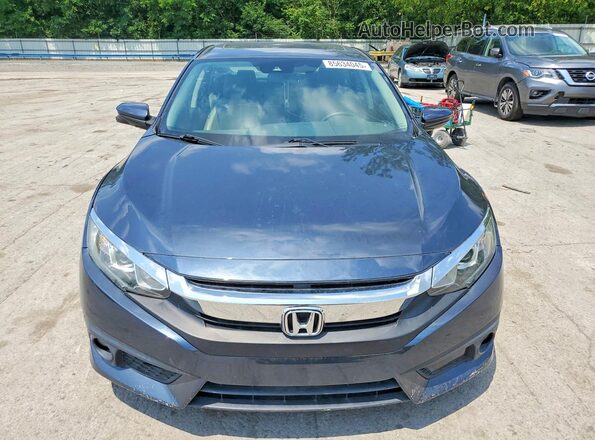 JHMFC1F85JX007960 2018 HONDA CIVIC Серый Вид сзади